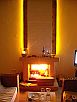 LED lumen de chiminea en salon a un Finca/ Mallorca